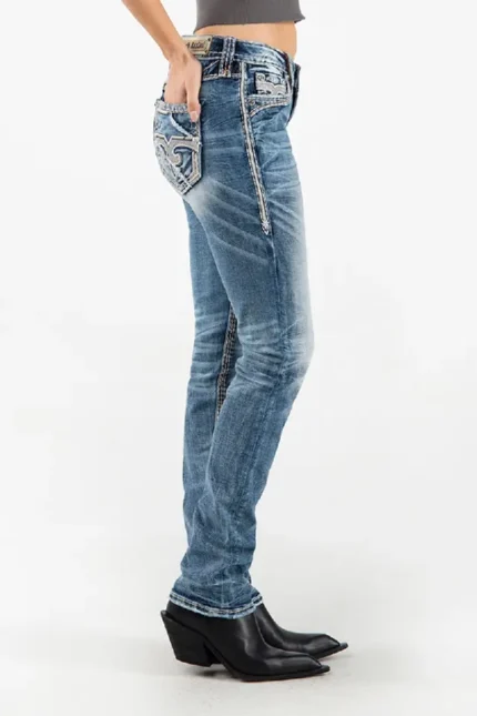 Rock Revival Hibiscus J205 Straight Jeans 4.webp