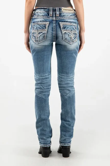 Rock Revival Hibiscus J205 Straight Jeans 5.webp